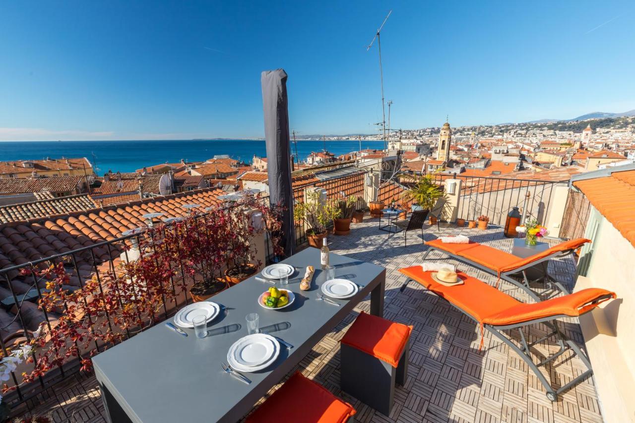 Le Chateau - The Most Beautiful Sight In Old Town, Private Terrace Nice Exteriör bild