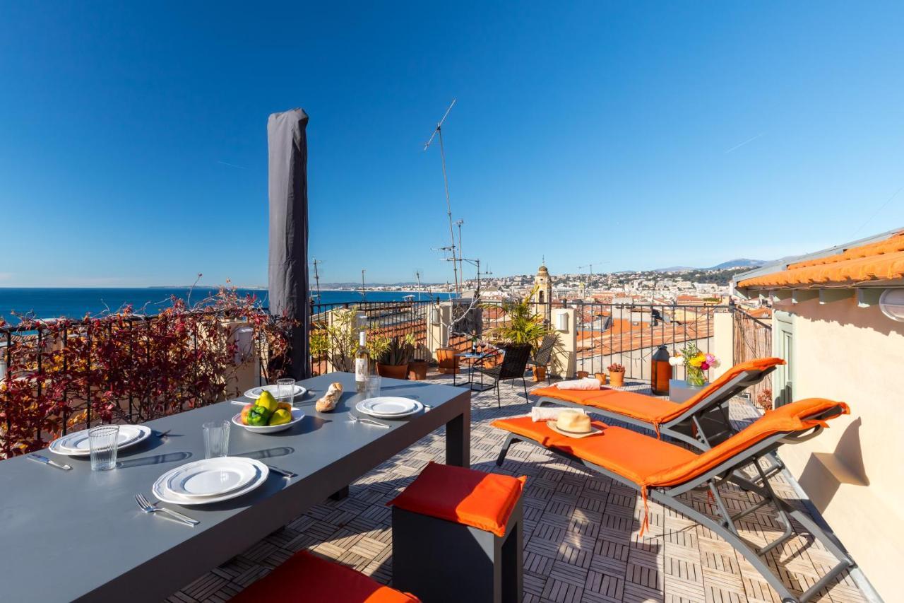 Le Chateau - The Most Beautiful Sight In Old Town, Private Terrace Nice Exteriör bild