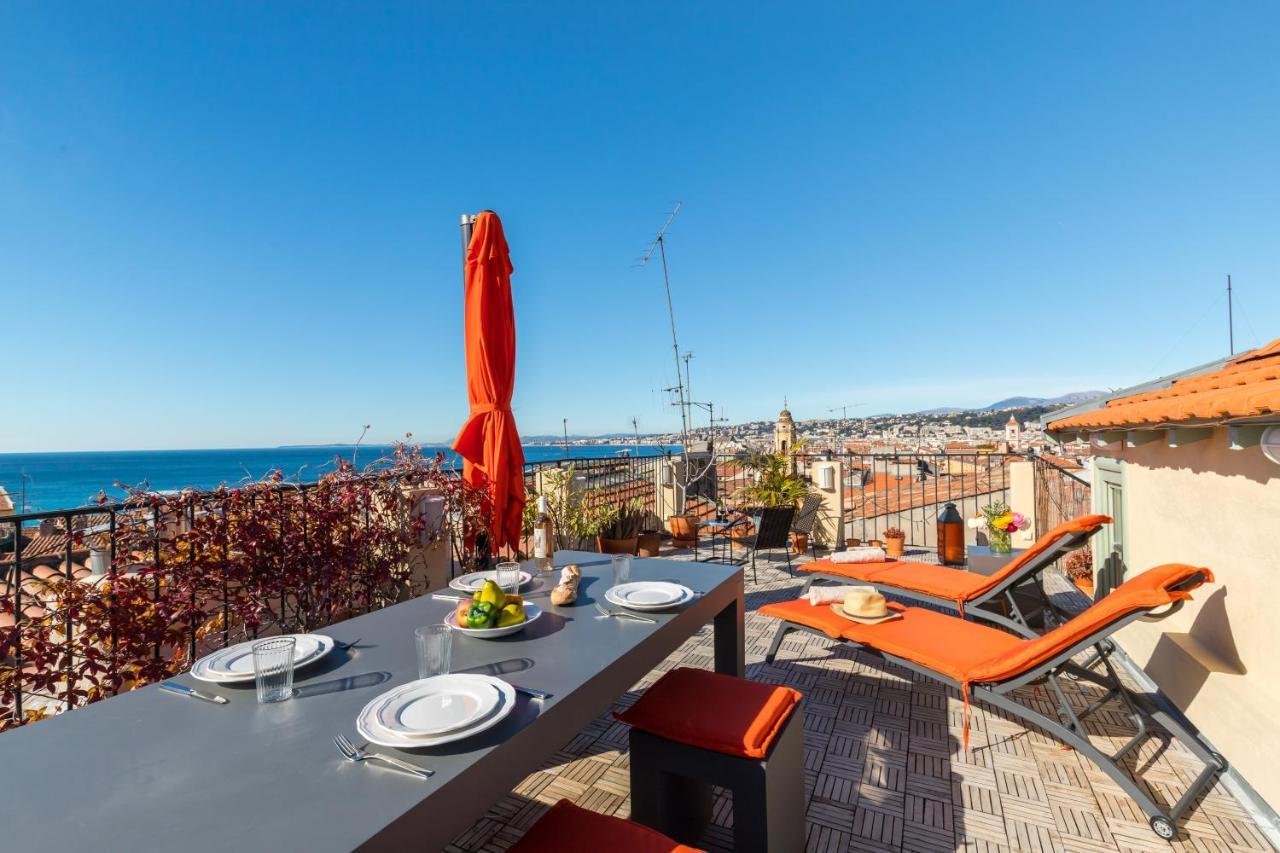 Le Chateau - The Most Beautiful Sight In Old Town, Private Terrace Nice Exteriör bild