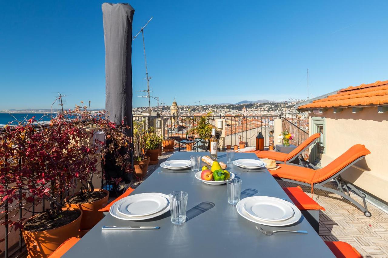 Le Chateau - The Most Beautiful Sight In Old Town, Private Terrace Nice Exteriör bild